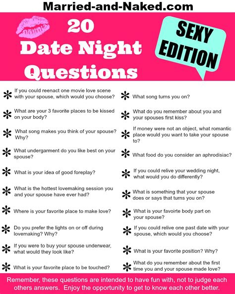 21 questions dating edition